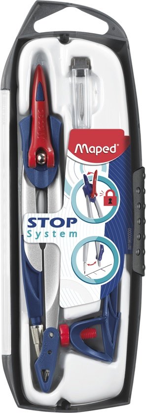 Maped CYRKIEL STOP SYSTEM - ZESTAW 3 ELEMENTY 196100