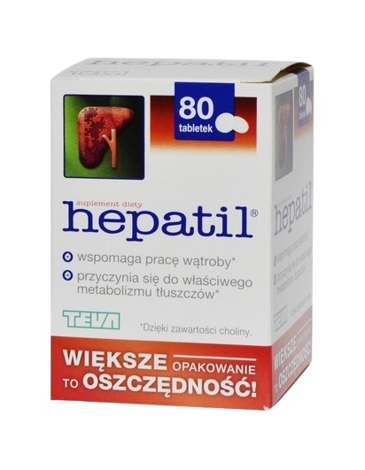 TEVA OPERATIONS POLAND SP. Z O.O. Hepatil 80 Tabletek