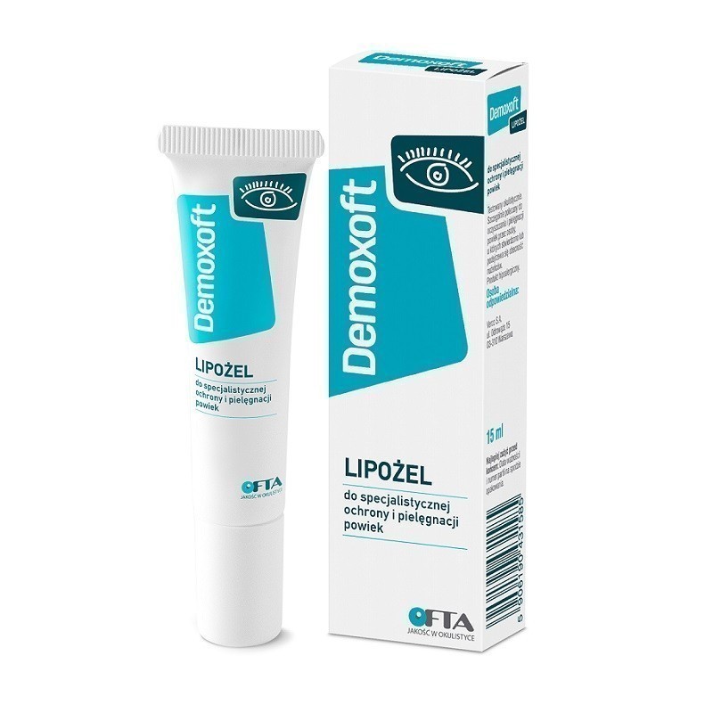 Verco Demoxoft lipożel, żel,do pielęgn.,oczysz.podr.sk.powiek,15ml 7051788