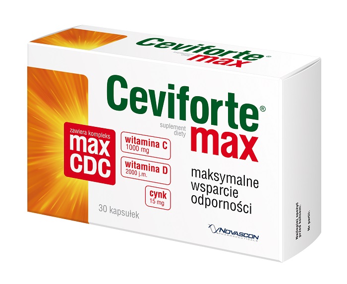 Novascon Ceviforte MAX x 30 kaps