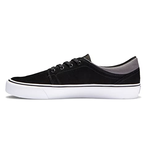 DC Shoes Męskie buty Trase Sd-Low-top Shoes dla mężczyzn buty skateboardowe, Black Black Grey, 44 EU