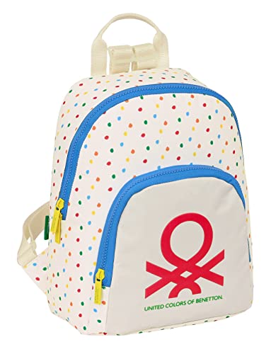 Safta M846 KAPPA plecak do codziennego użytku, idealny dla dzieci w różnym wieku, wygodny i wszechstronny, jakość i wytrzymałość, 25x13x30 cm, szary Unisex dzieci, Złamany biały, Estándar, Casual