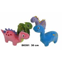 Фото - М'яка іграшка Dino Maskotka Dinozaur 30cm 4 wzory 162151 SUN-DAY mix cena za 1 szt 