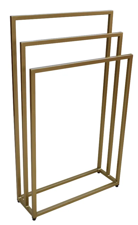 Złoty stojak na ręczniki w stylu glamur 60 cm Z0-F59