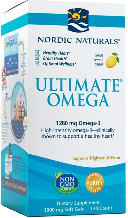 Ultimate Nordic Naturals Nordic Naturals Omega smak cytrynowy - 120 kapsułek NN02790