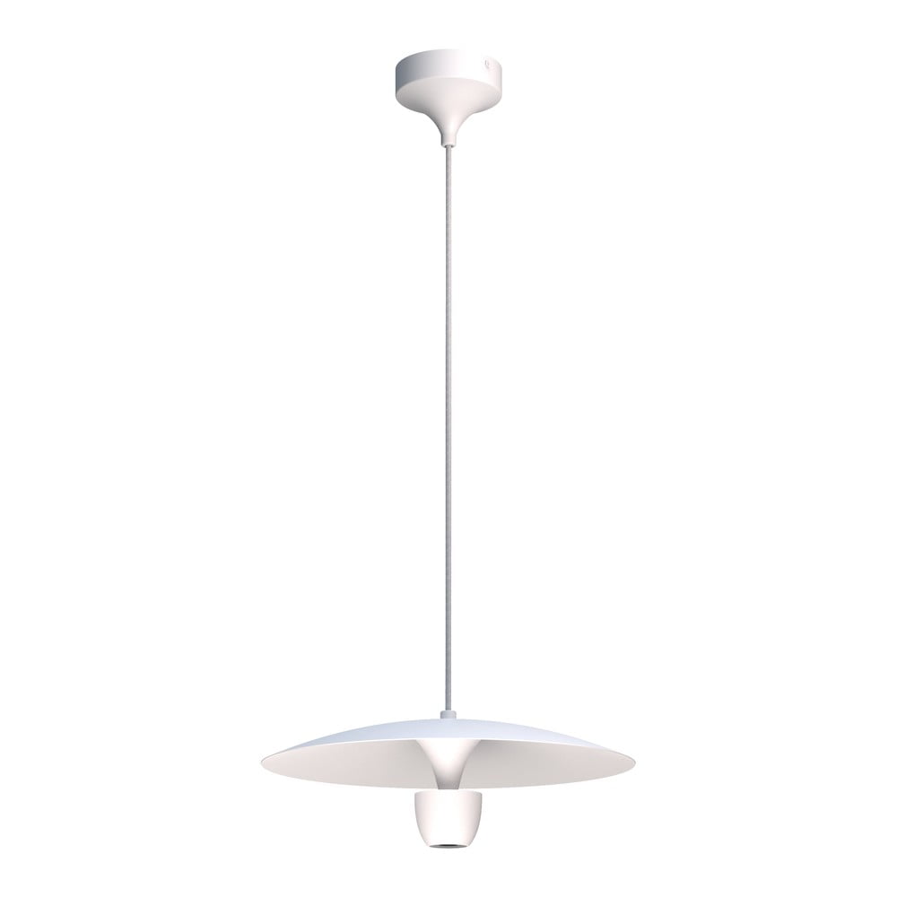 Biała lampa wisząca SULION Poppins, wys. 150 cm