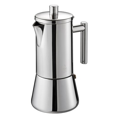 Gefu GEFU kawiarka nando, dzbanek do espresso na 6 filiżanek, ekspres do kawy, dzbanek, ze stali nierdzewnej, wys. 22 cm, 16390 GE16390