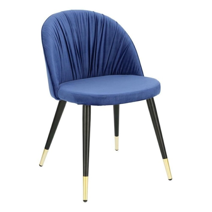 DKWADRAT Krzesło Kotte Velvet niebieskie 177072