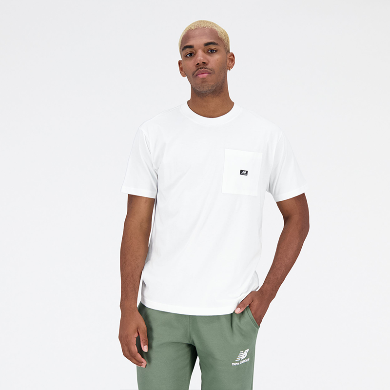 Koszulka męska New Balance MT31542WT  biała
