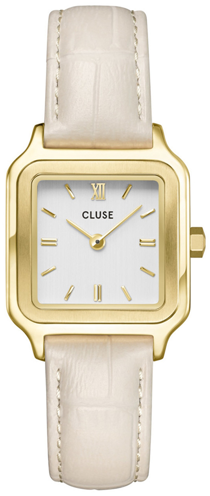 Zegarek Cluse CW11804 Gracieuse Petite Leather White Gold