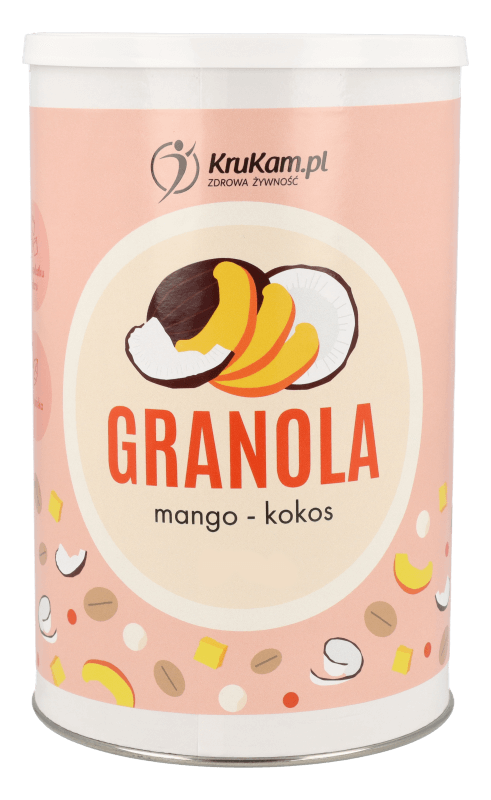 Granola mango-kokos 210g