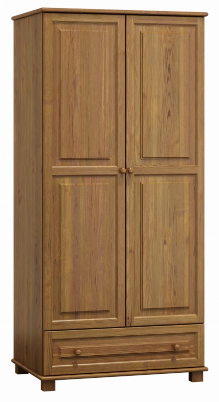 Szafa drewniana 2D nr1 wieszak S90 dąb