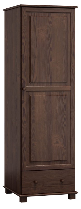 Szafa sosnowa 1D nr5 wieszak orzech