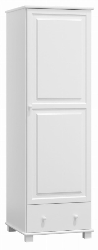 Szafa sosnowa 1D nr5 półki biała