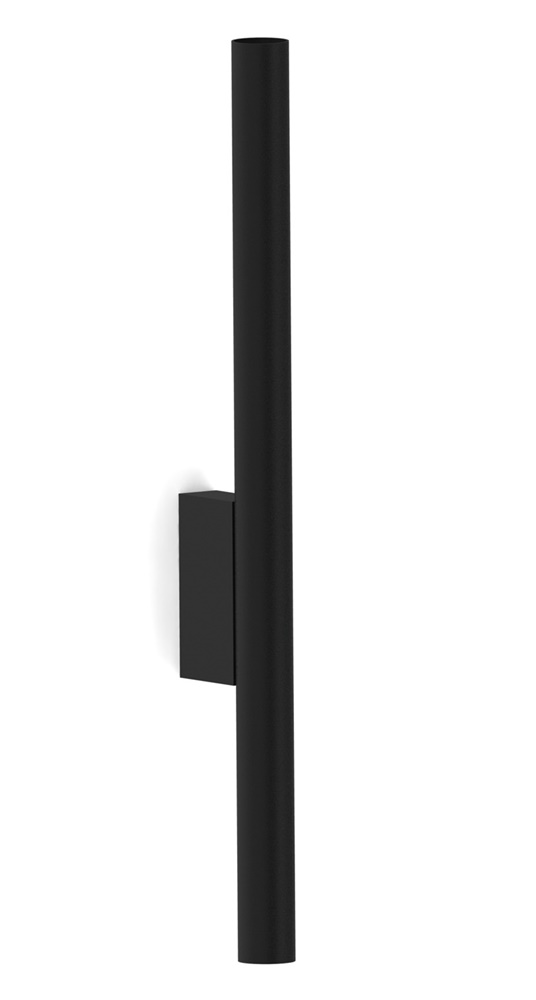 Nowodvorski Kinkiet smukła tuba LASER WALL wys. 50cm czarny 8047