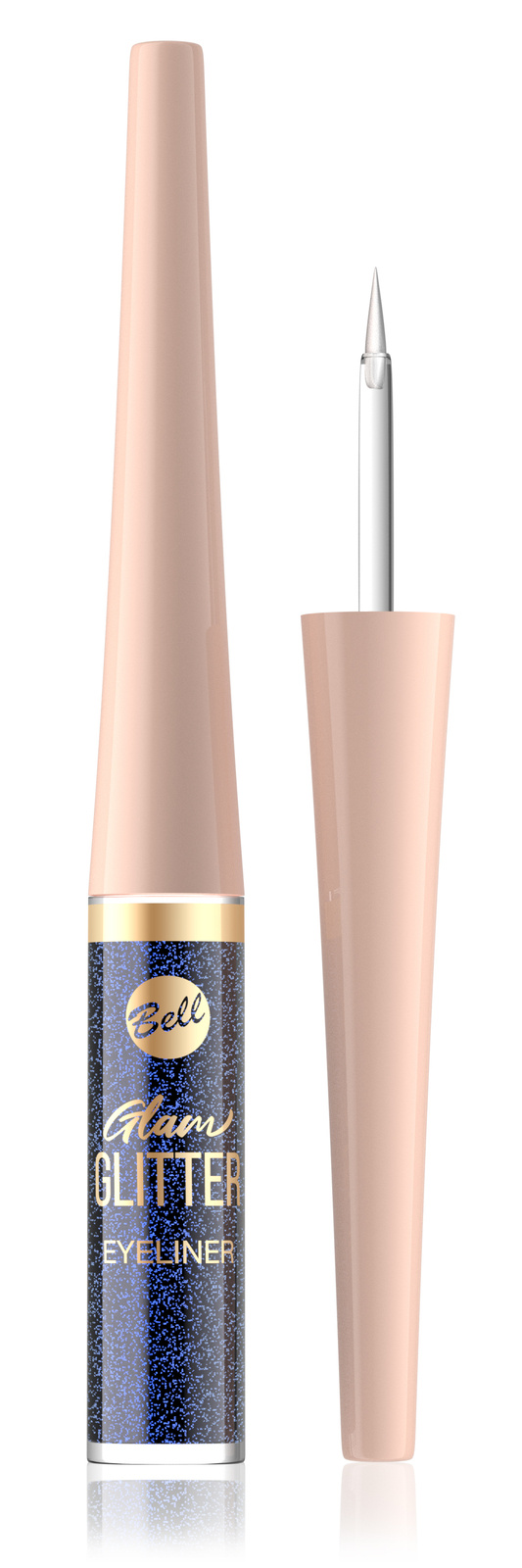 Bell brokatowy eyeliner FLORAL VIBES (GLAM) Glitter Eyeliner 001, 4,5g