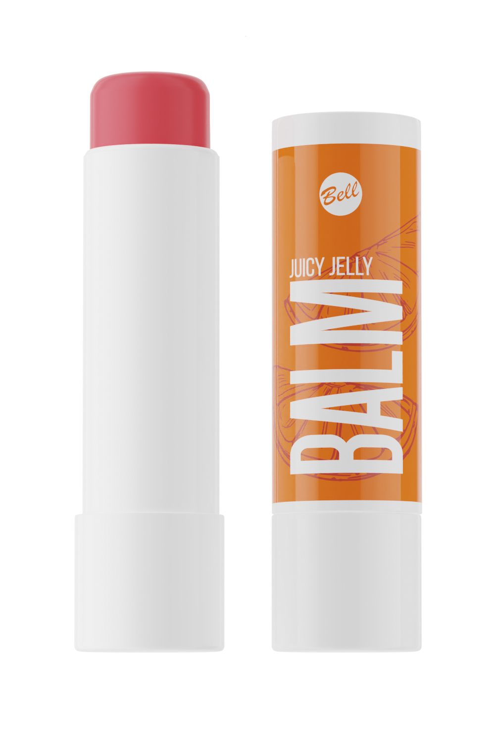 Bell balsam EXTRA 3 2022 Juicy Jelly Balm 001 Balsam do ust w sztyfcie, 4,5g