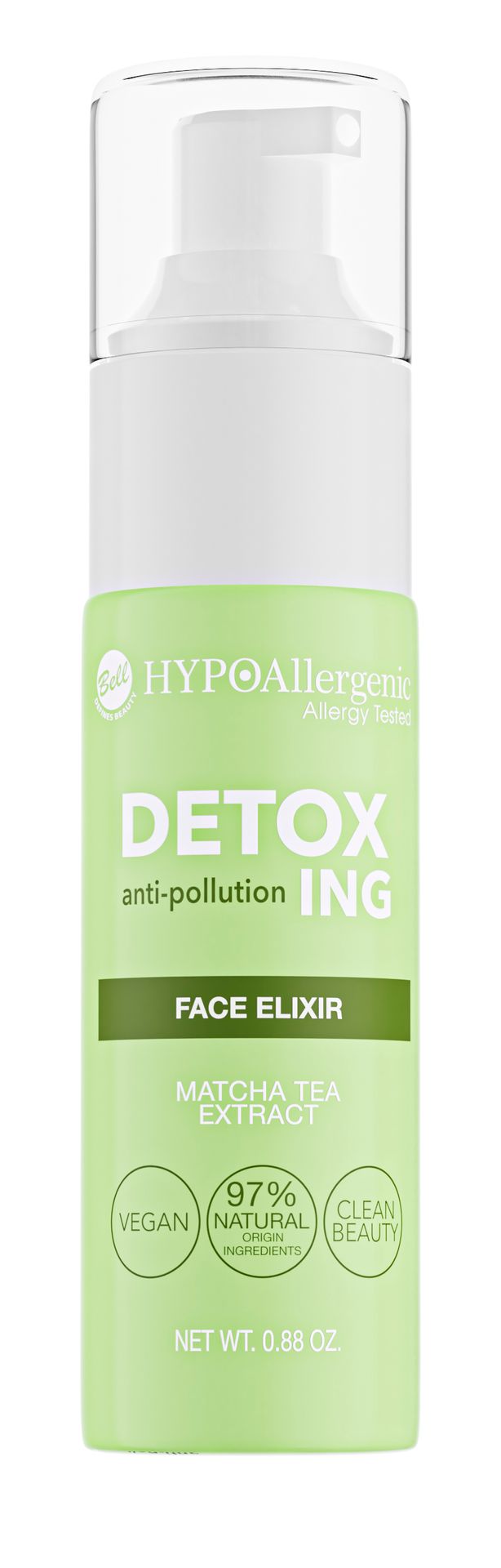 Bell HYPO Detoxing Face Elixir, serum pod makijaż, 01, 25g