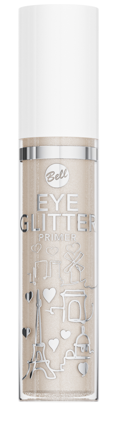 Bell LOVE IN THE CITY Eye Glitter Primer 001 Baza pod cienie i pigment, 4,3g