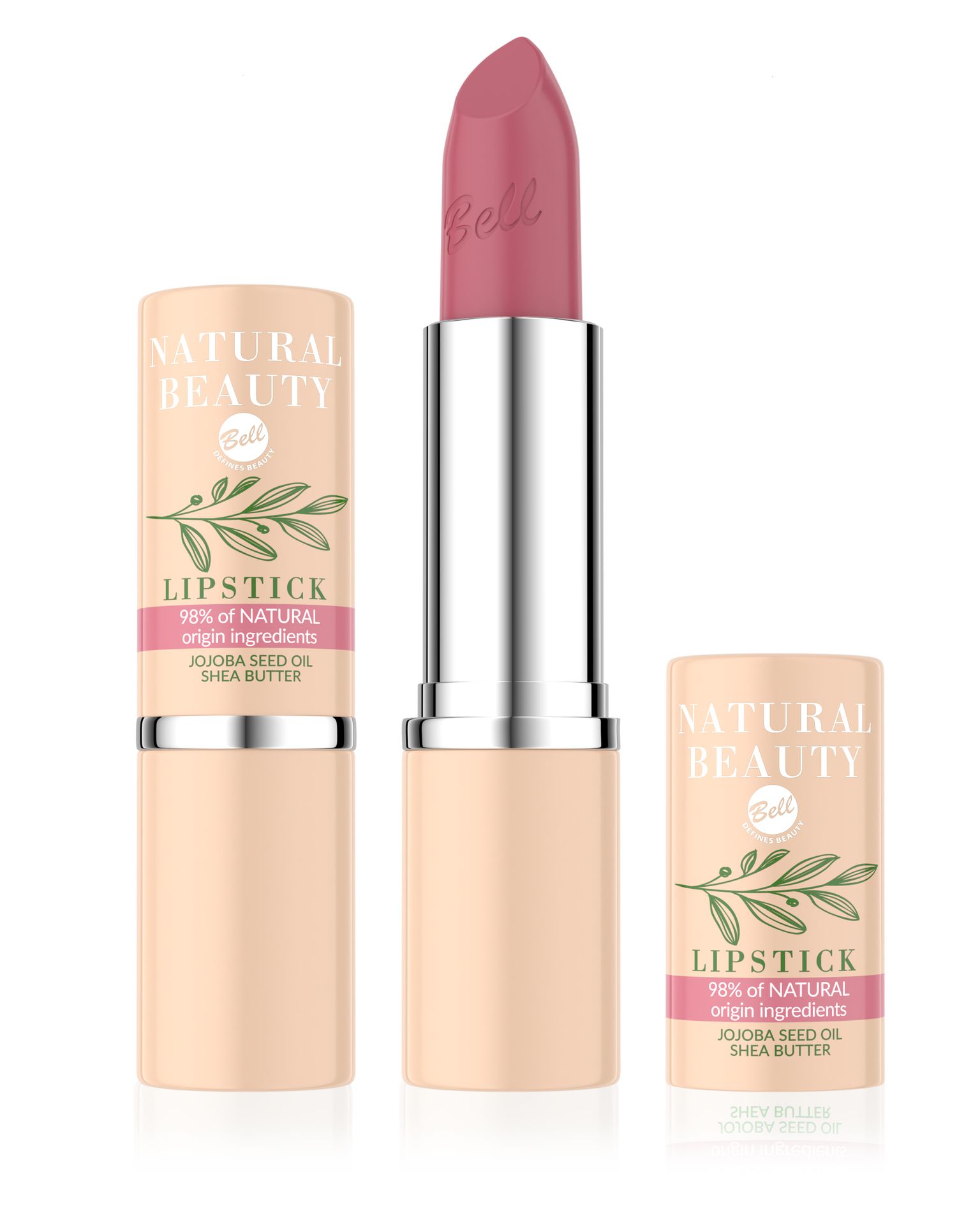 Bell naturalna pomadka NATURAL BEAUTY Lipstick 002, 4g