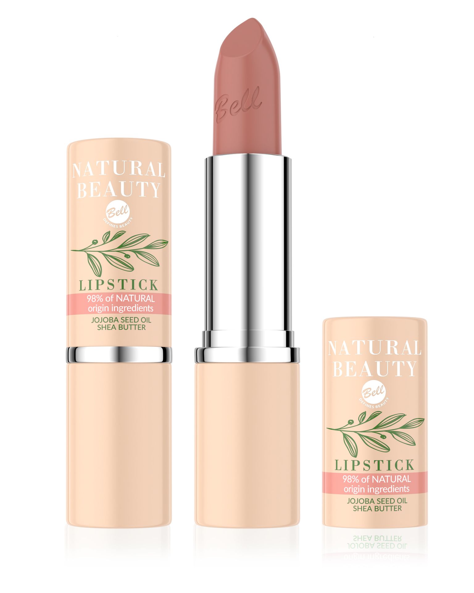 Bell naturalna pomadka NATURAL BEAUTY Lipstick 001, 4g