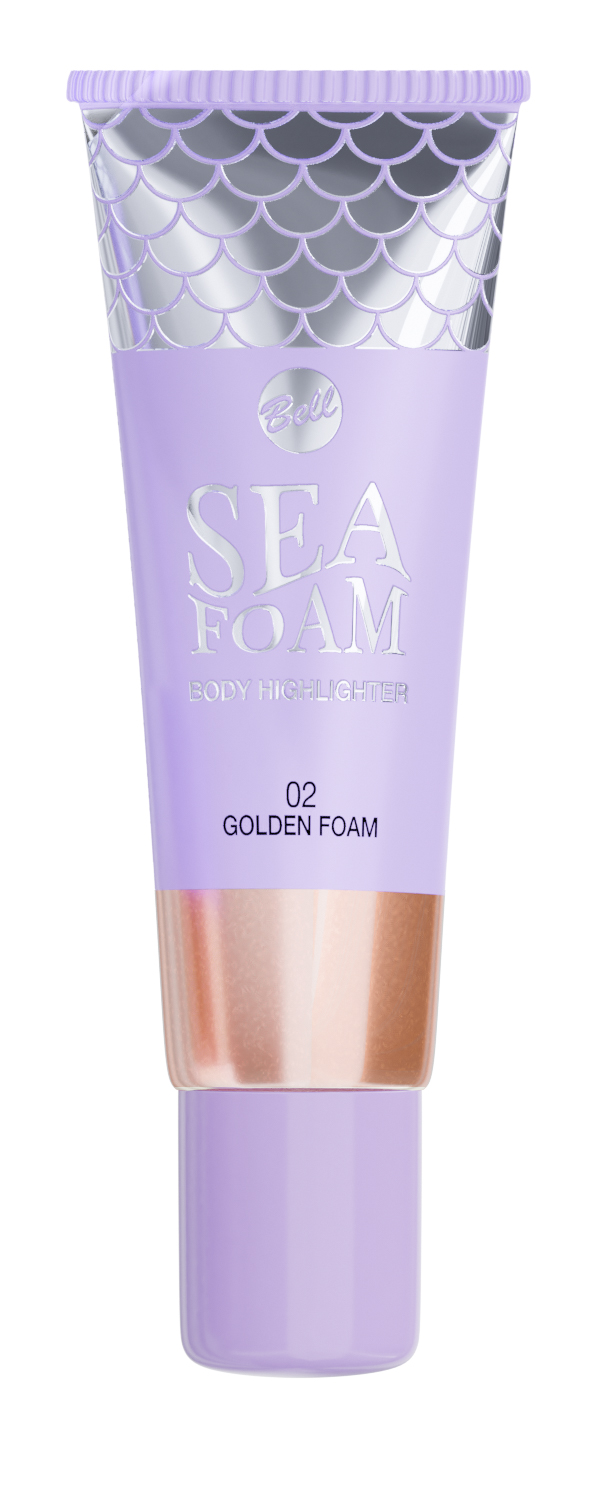 Bell Płynny rozświetlacz do ciała I WANT TO BE A MERMAIND Sea Foam Body Highlighter 002, 20g