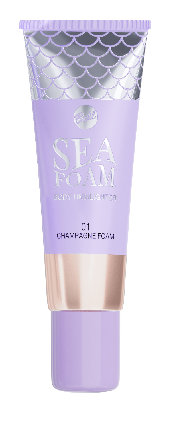 Bell Płynny rozświetlacz do ciała I WANT TO BE A MERMAIND Sea Foam Body Highlighter 001, 20g