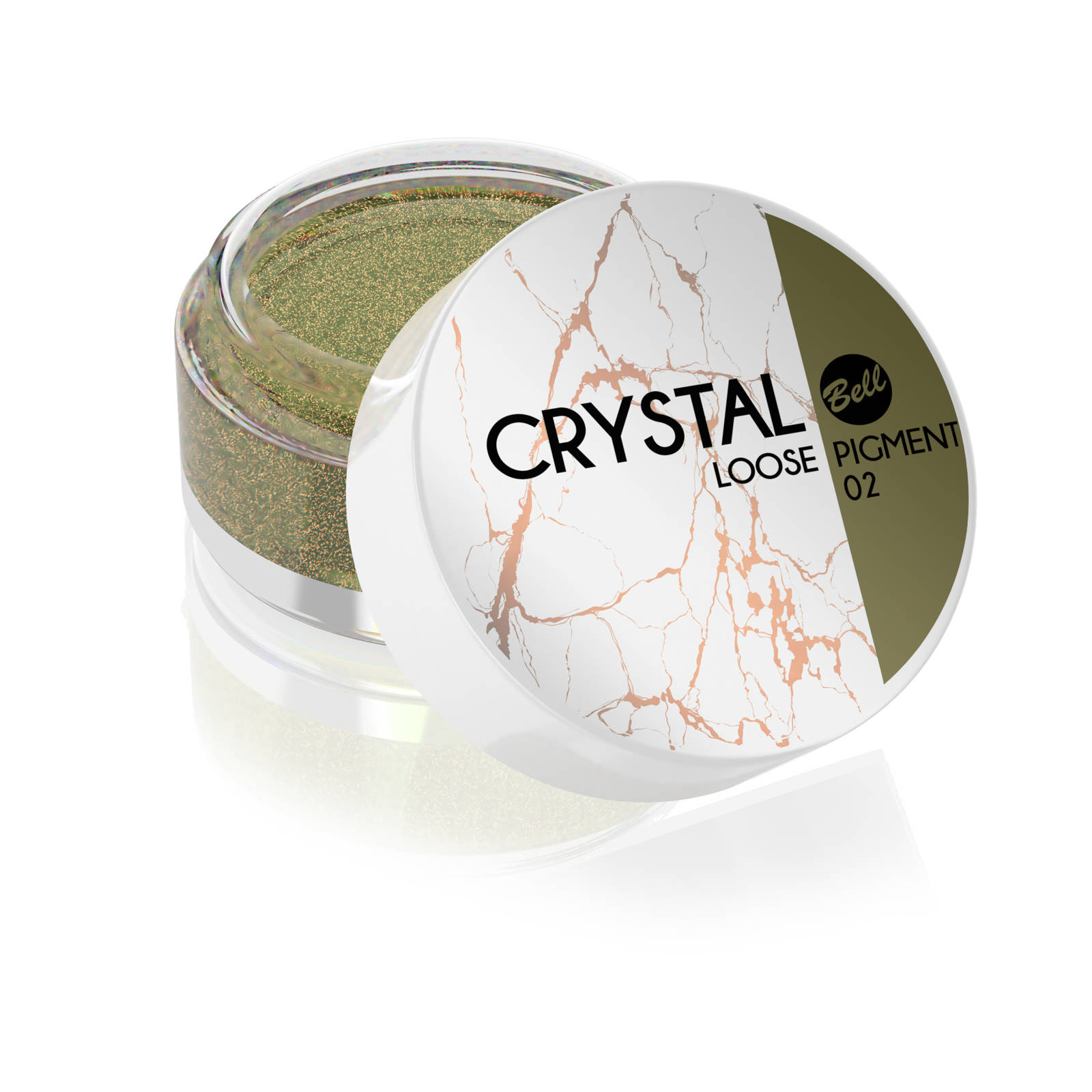 Bell sypki cień FEEL THE NATURE Crystal Loose Pigment 002, 1,5g