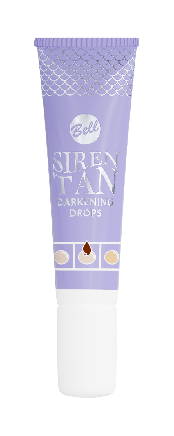 Bell krople przyciemniające I WANT TO BE A MERMAIND Siren Tan Darkening Drops 001, 10g