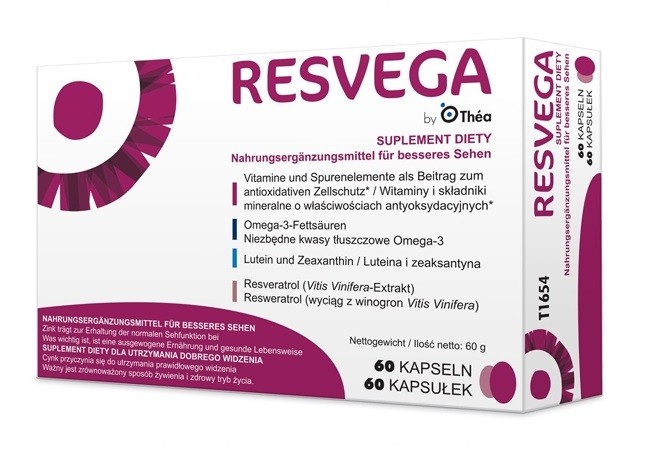 THEA POLSKA S. Z O.O. THEA POLSKA S Z O.O RESVEGA 60 kaps 3461652
