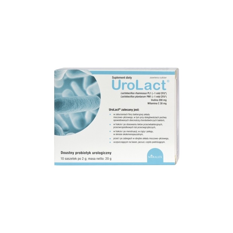 MIRALEX SP.Z.O.O. Urolact proszek 10 saszetek 3104341