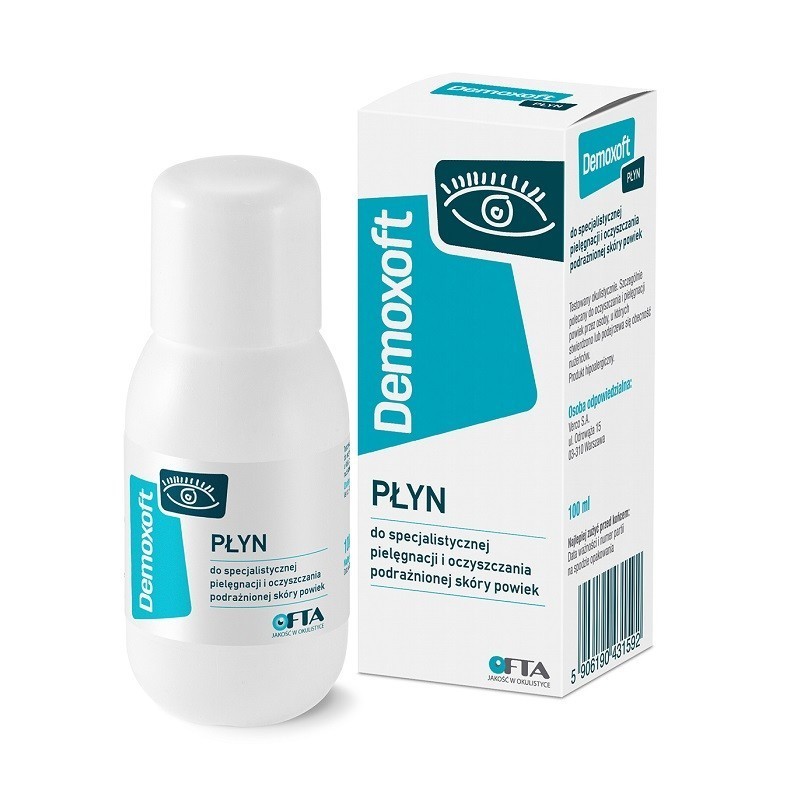 Verco Polska DEMOXOFT Płyn do oczyszcania powiek - 100 ml 7051745