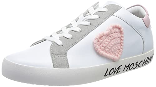 Love Moschino Damskie trampki Ja15132g1gial10a41 W.Białe, rozmiar 38, biały, 41 EU