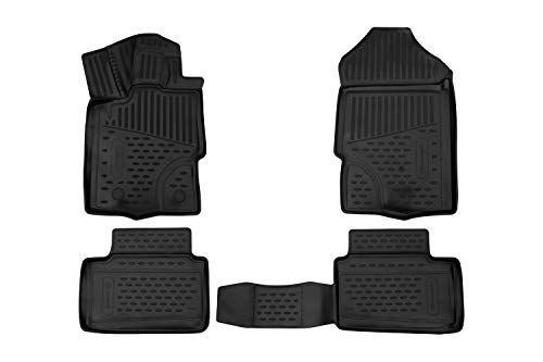 Element antypoślizgowa gumowa mata podłogowa 3D do Ford Ranger Supercab 19-20 Pickup