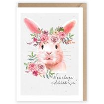 Kartka okolicznościowa Zając + eko koperta