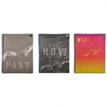 Ziemia Obiecana Brulion A4 pastNOWfuture kratka 100 kartek 5 szt.