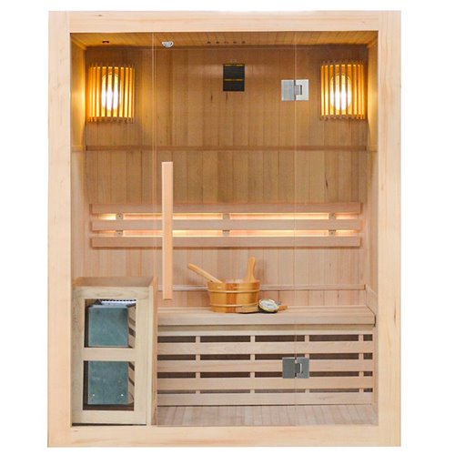Sauna fińska 4 osobowa wysokotemperaturowa 4,5KW Harvia 150x120 cm Oslo3