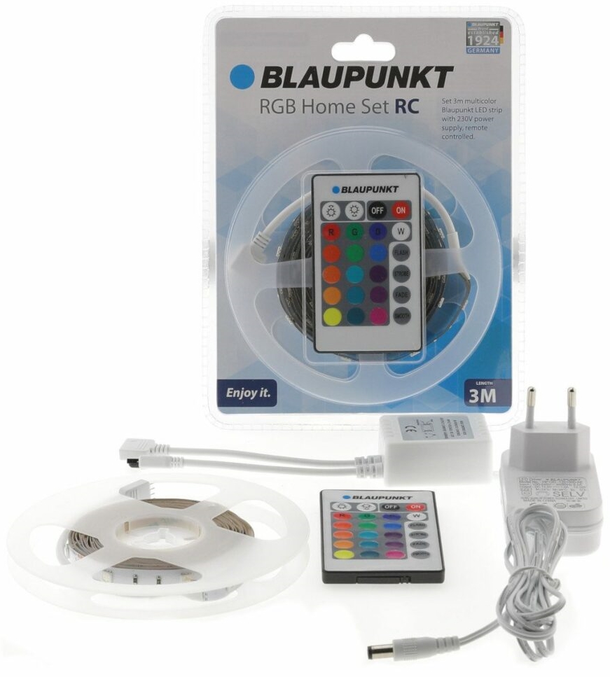 Taśma LED Blaupunkt TL12RGB-SET 16W sterowana barwa ciepła