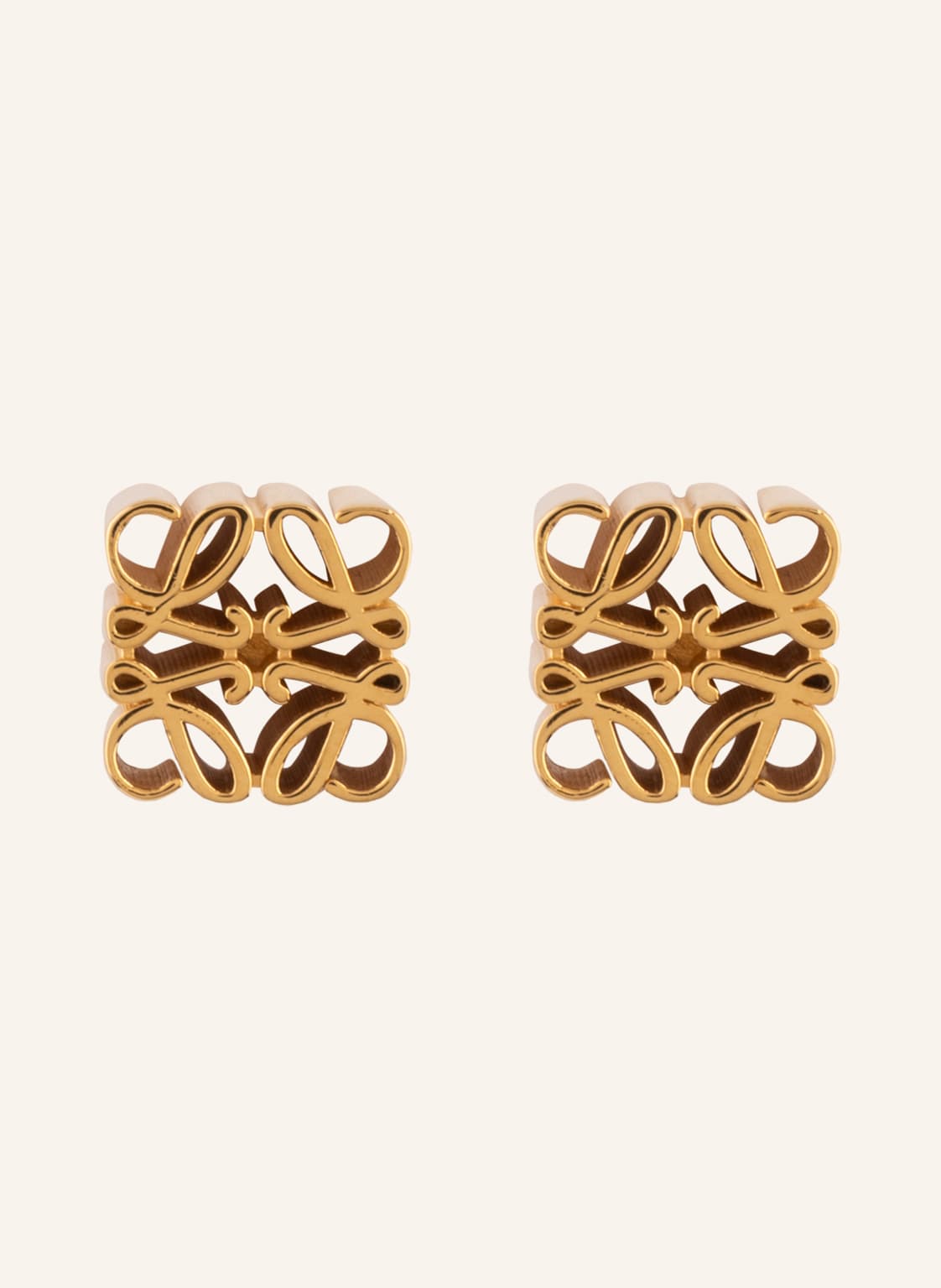 Loewe Kolczyki Na Sztyft Anagram gold