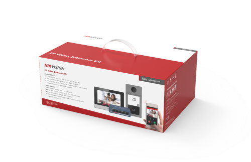 Zestaw wideodomofonowy IP DS-KIS604-S(C) Hikvision