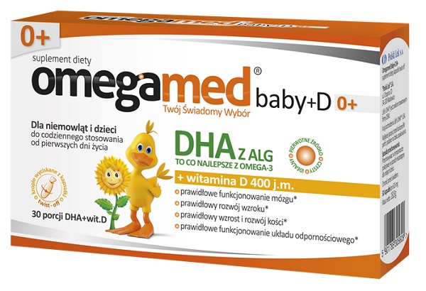 Omegamed baby + D Dha z Alg 30 kaspułek