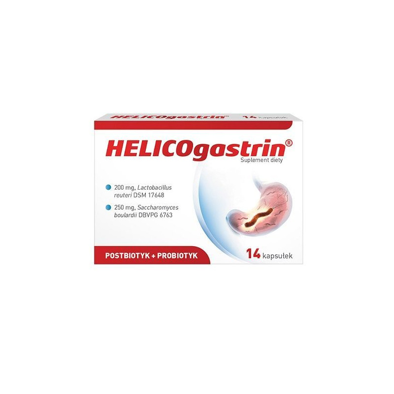 Polfa ŁÓDŹ HELICOgastrin x 14 kaps