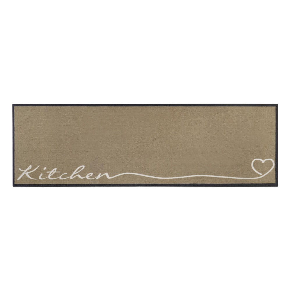 Beżowy chodnik Zala Living Kitchen, 50x150 cm