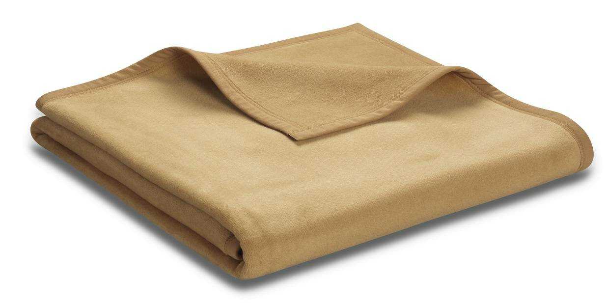 Biederlack Koc Unicolour Kamel