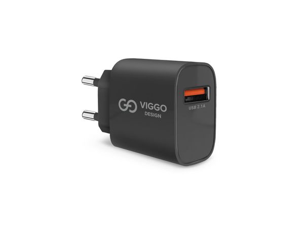 Ładowarka Sieciowa 1xUSB 10W czarna
