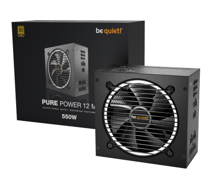 be quiet! Pure Power 12 M 550W 80 Plus Gold ATX 3.0