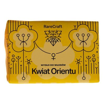 RareCraft RareCraft Mydło do mycia włosów Kwiat Orientu - 110 g