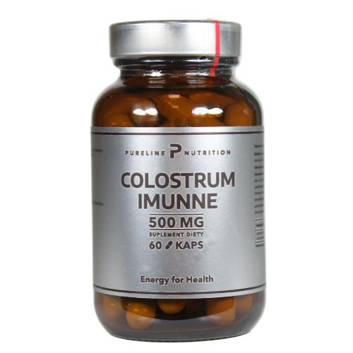 Pureline Nutrition Colostrum Immune Ekstrakt 500 mg, 60 kapsułek