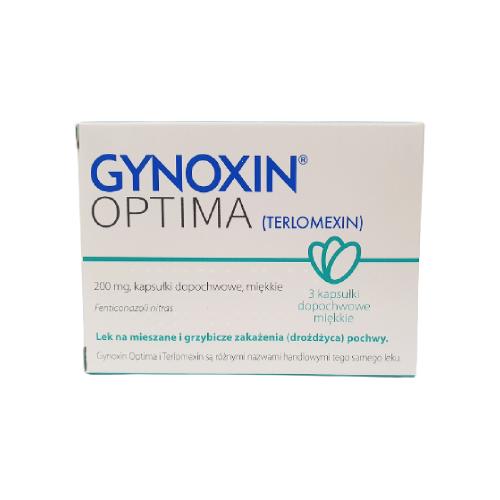 Gynoxin Optima 200mg, 3 tabl. dopochwowe Inpharm