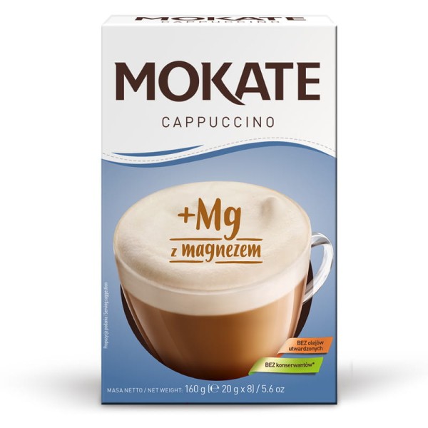 Mokate Kawa Cappucino z magnezem 20g * 8 szt SMOC.4140